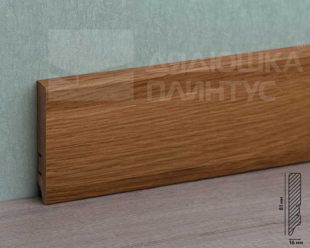 Плинтус МДФ Волшебная палочка. Гарден .206 Дуб коричневый
