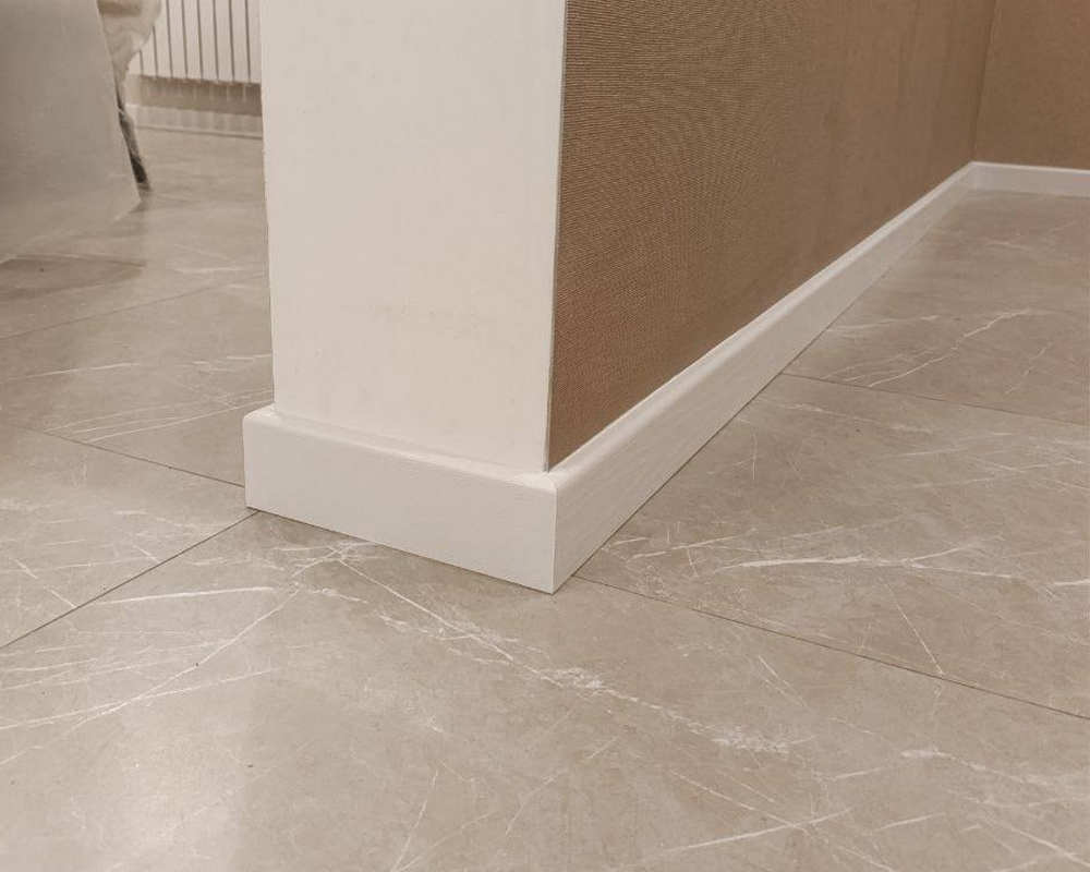 Плинтус МДФ Волшебная палочка. Гарден 200 Белый