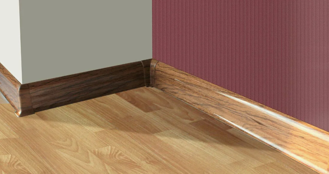 Плинтус ПВХ Волшебная палочка 58мм 2,2м 5812