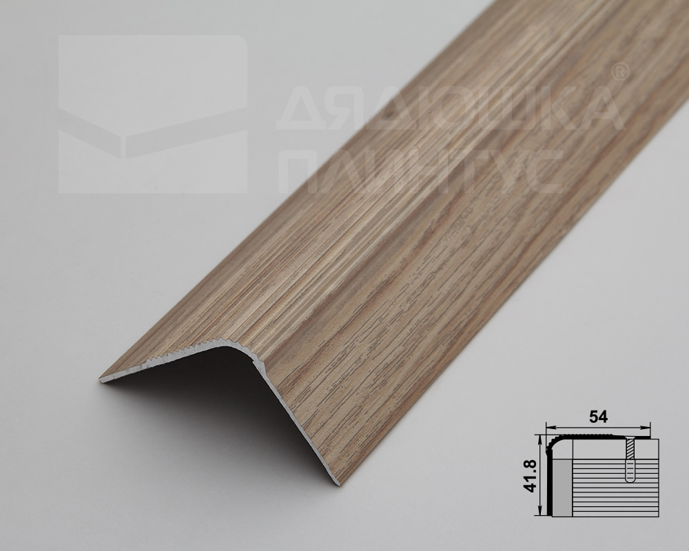 Порог угловой ПУ 02.900.089 Клен беленый