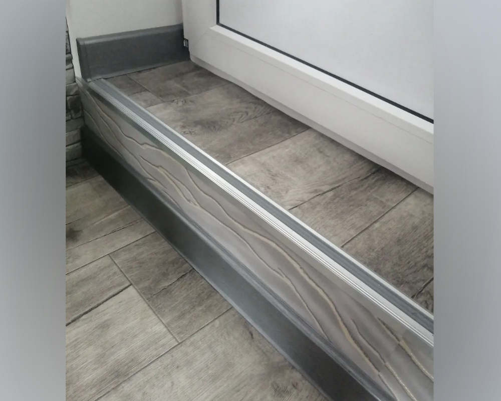 Порог одноуровневый ПС 08-1.1800.03 Шоколад