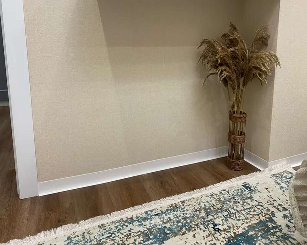 Плинтус эластичный ПВХ Dollken WL100 100мм х 15мм. 1137 Белый