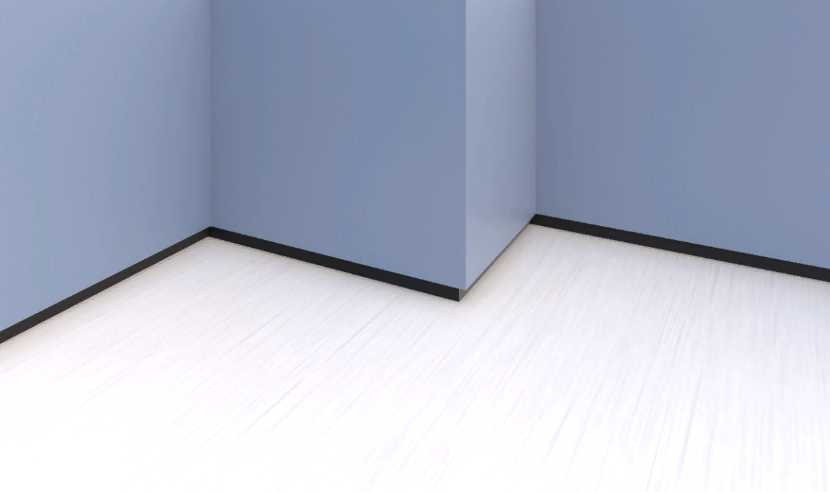 Алюминиевый теневой профиль Волшебная палочка Черный