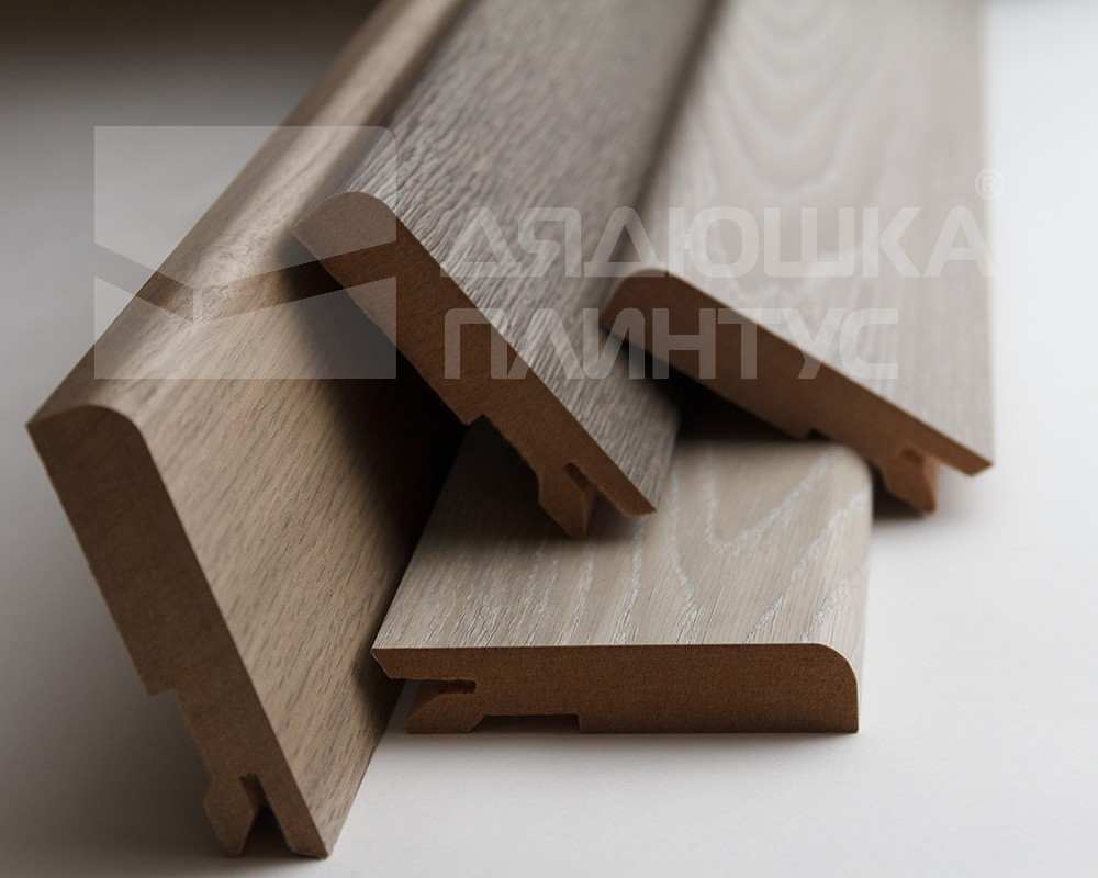 Плинтус МДФ Лука Пл 80МДФ.2700.Point line 24033 Черное дерево