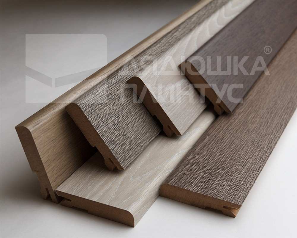 Плинтус МДФ Лука Пл 80МДФ.2700.Point line 24071 Торос грей