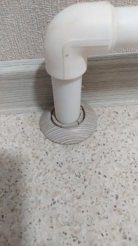 Обвод для труб 3/4 ПВХ ИДЕАЛ 28мм 081 Металлик