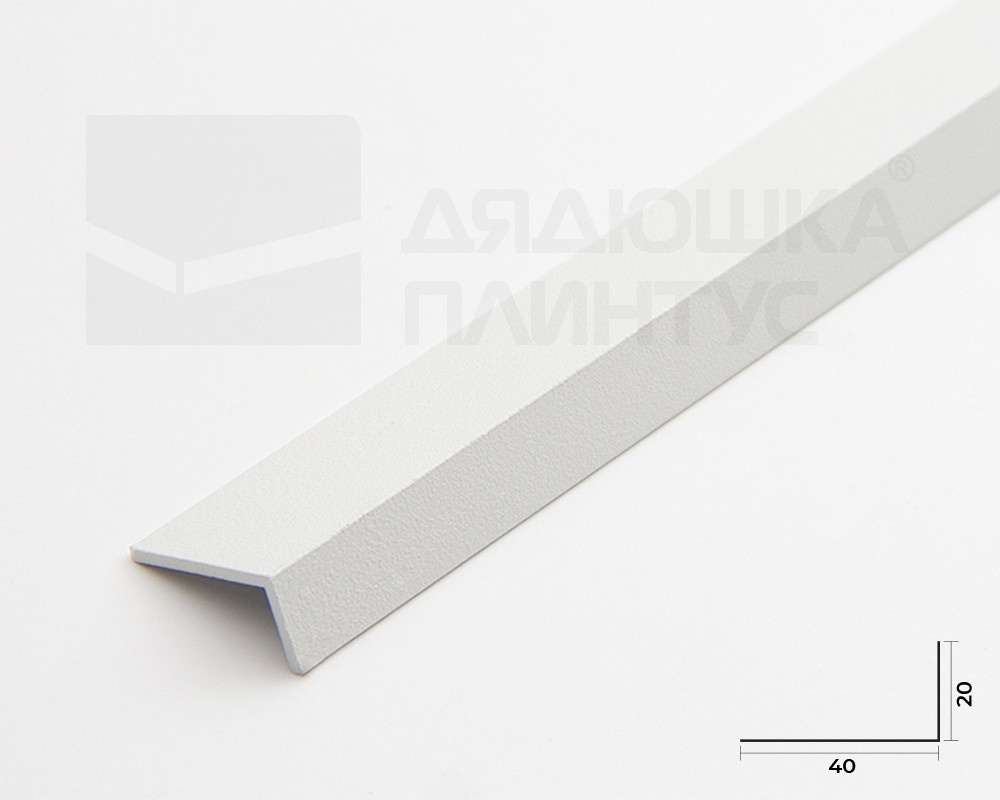 Угол декоративный 40х20 Уп 14-27.2700.516 Белый