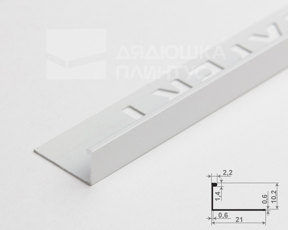 Профиль окантовочный Волшебная палочка Expert MSPKE 01.2700.16 10мм 2,7м Белый