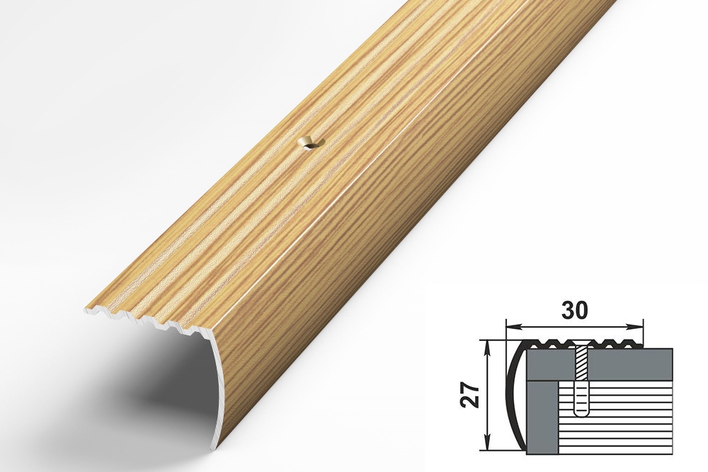 Порог угловой ПУ 04.2700.276 Бамбук