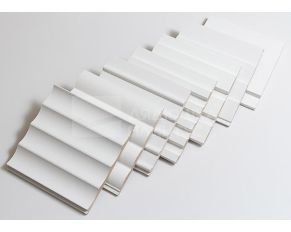 Стеновая панель МДФ. 2760*122*12мм AP122505.91 Белый под покраску