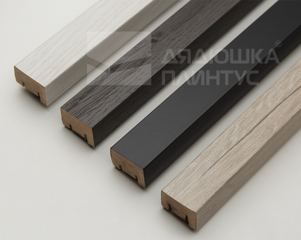 Рейка завершающая с монтажной планкой для панелей МДФ 2,75м L04 Черная