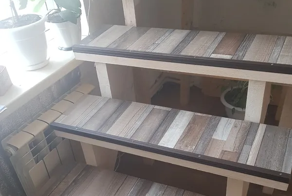 Порог угловой ПУ 01.2700.295 Дуб венге