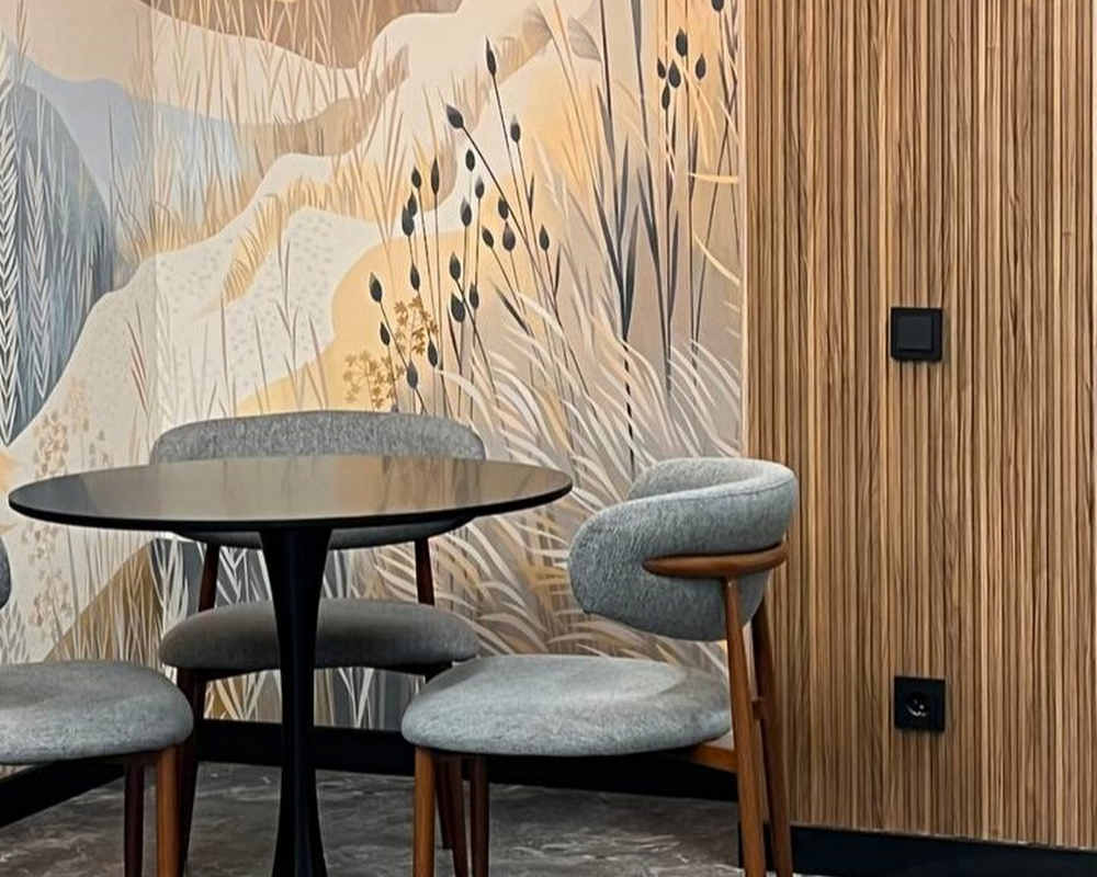 Панель МДФ ACUPAN 61.08.122501.94 трапеция 12х122х2760 мм Эльм коричневый