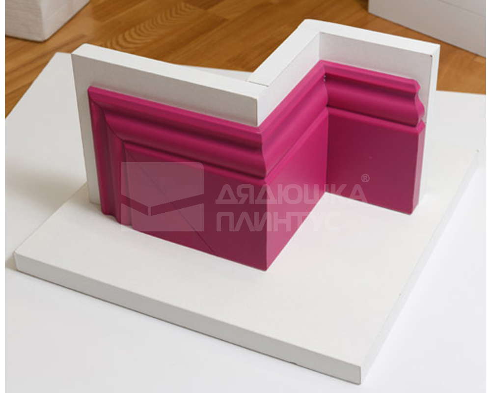 Плинтус ПОЛИСТИРОЛ HI WOOD B78 77,5мм х 21мм х 2,0м. Окраска включена в стоимость