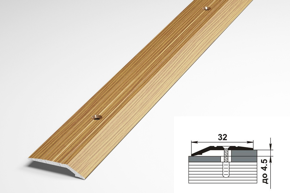 Порог разноуровневый ПР 03.1800.076 Бамбук