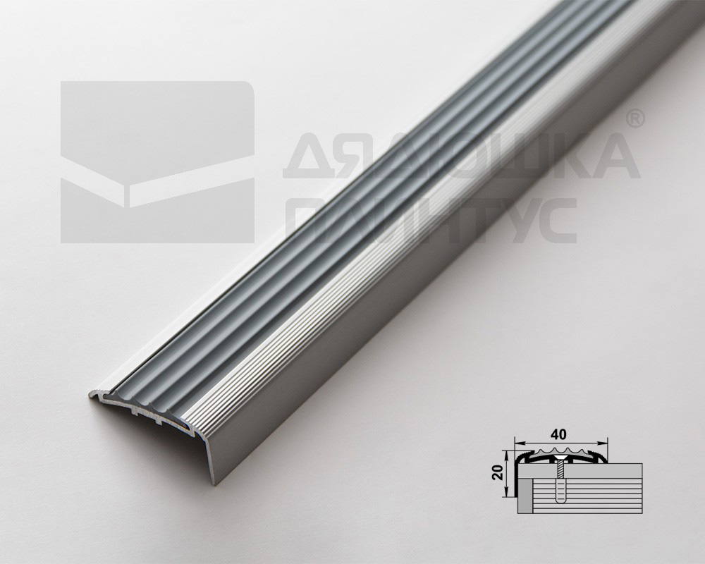 Порог угловой ПУ 71.900.001 Алюминий