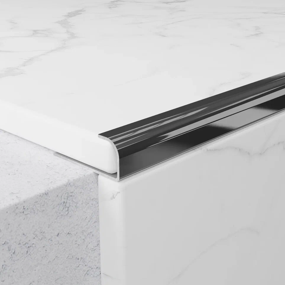 Профиль окантовочный ПК 13-10НСЗ(304).2700.015 2,7 м Черный