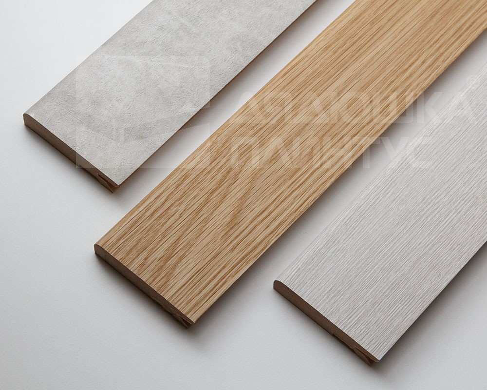 Плинтус МДФ Лука Пл 80МДФ.2700.Point line 24014 Дуб оверленд темный