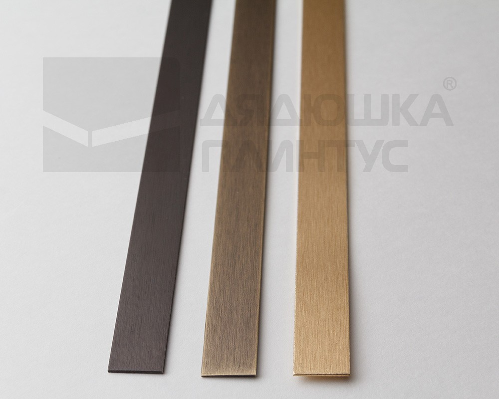 PVL88-04 Полоса латунь антик бронза светлая 15мм 2,7м