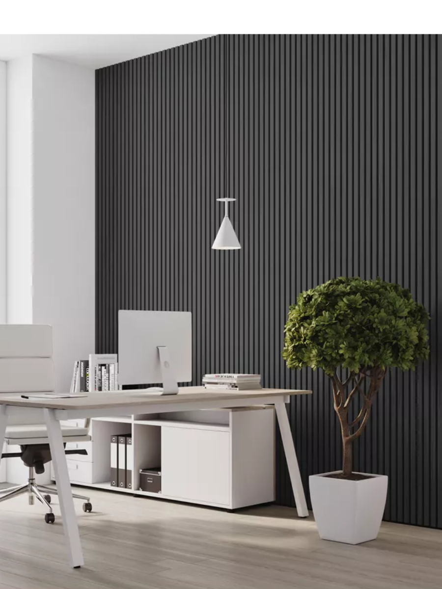 Панель МДФ 3D Лайн Модерн 165*2750мм. L04 Черный