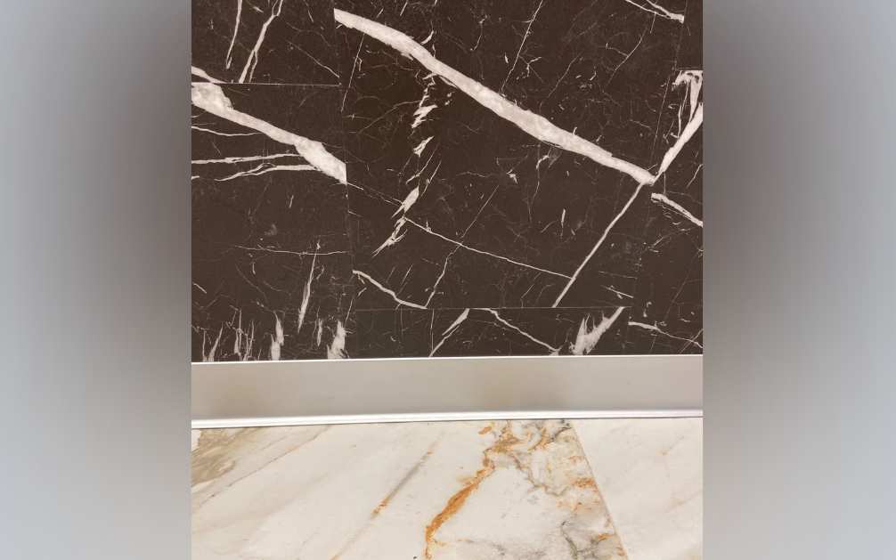 Плинтус алюминиевый Волшебная палочка 60 мм 3,0 м Серебро матовое