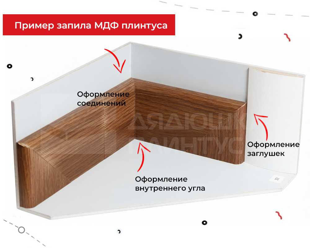 Плинтус МДФ Лука Пл 100-1МДФ.2700.Point line 24065 Бетон лофт натуральный
