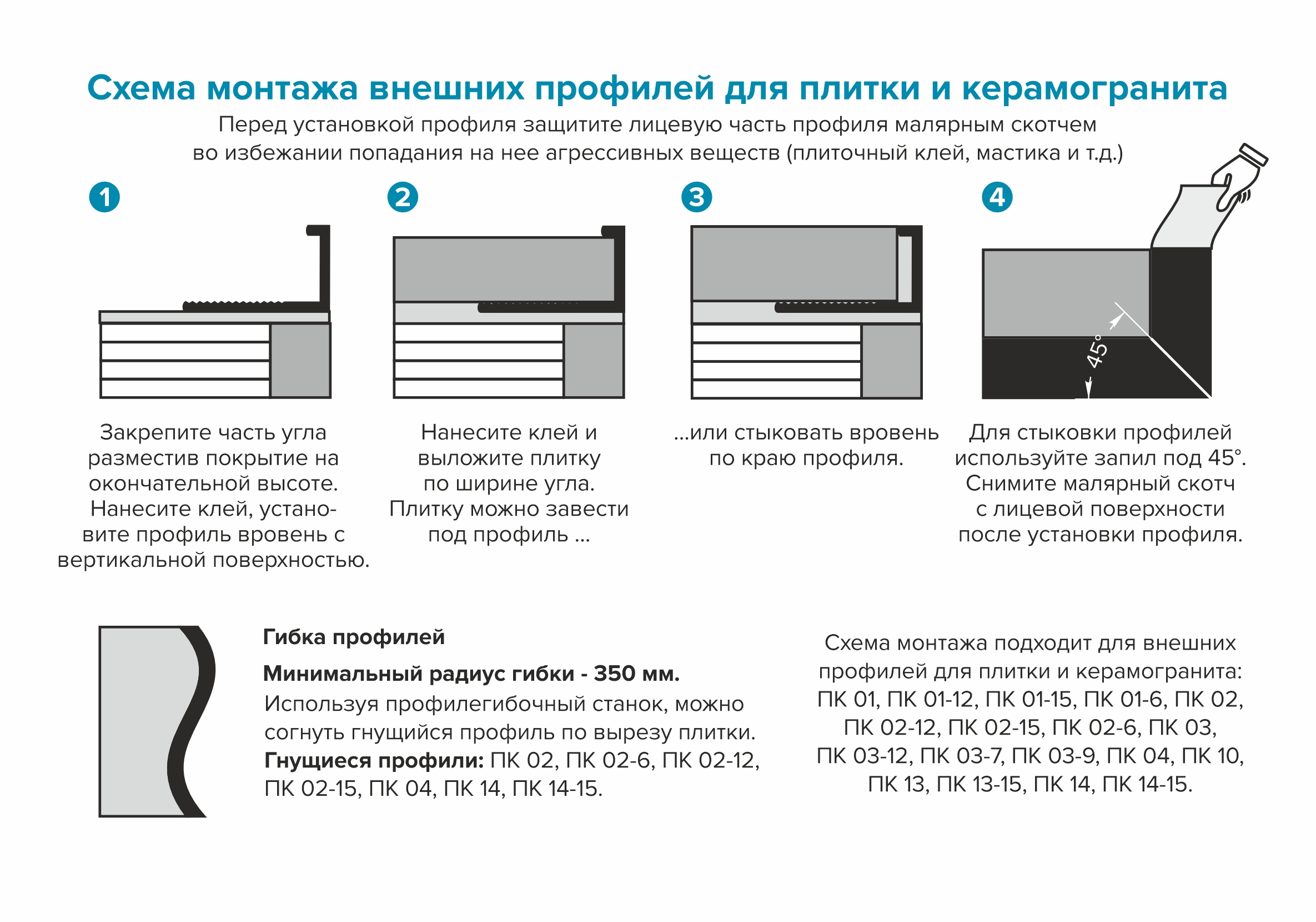 Профиль окантовочный ПК 13-10НСВ(304).2700.042 2,7 м Шампань
