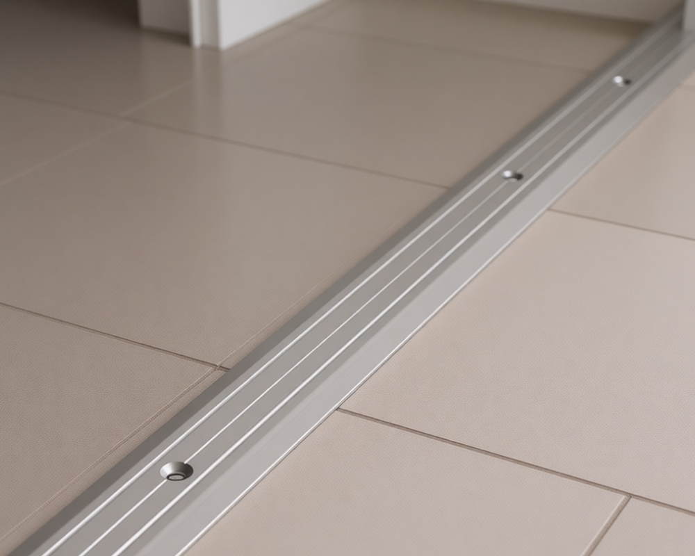 Порог одноуровневый ПС 01.2700.201л Серебро