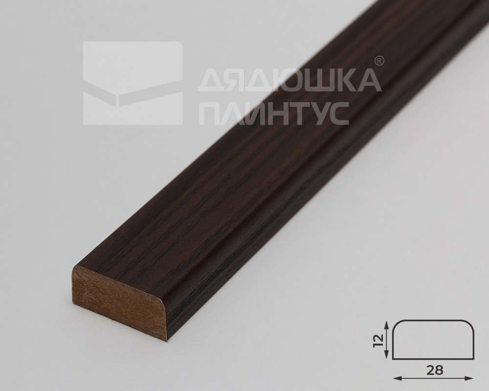 Профиль МДФ ACUPAN PSF 61.08.25401.94 12х25х2760 мм Эльм коричневый