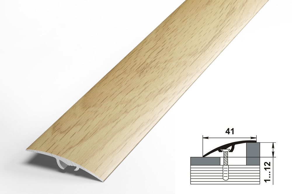 Порог разноуровневый ПР 06.900.R148 Дуб петровский