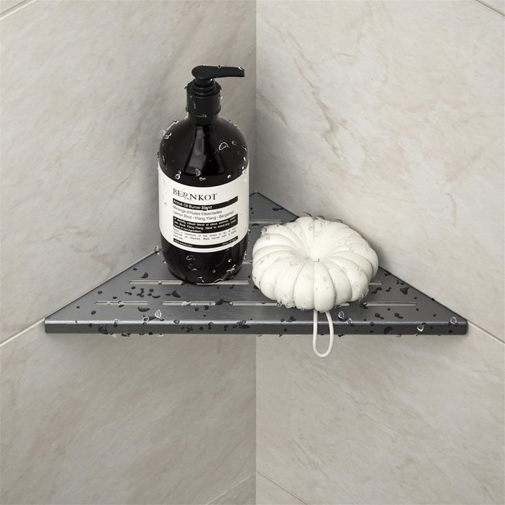 Полка для душа нержавеющая сталь "Дядюшка Плинтус" 50*160*270. RAL 7033