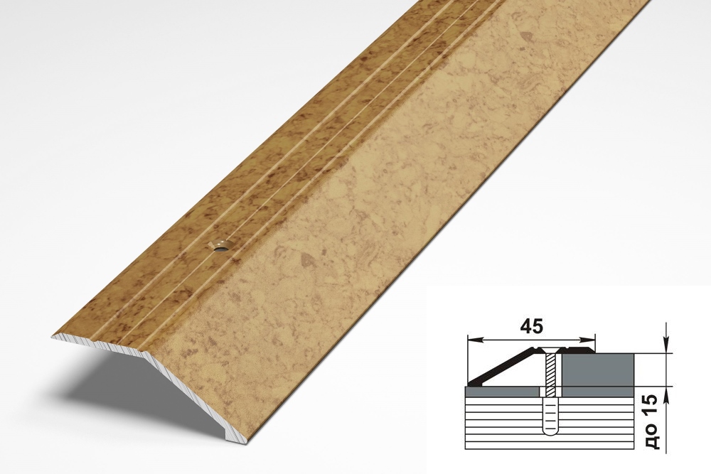 Порог разноуровневый ПР 04.2700.286 Пробка