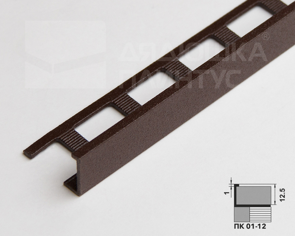 Профиль окантовочный ПК 01-12.2700.203 Шоколад