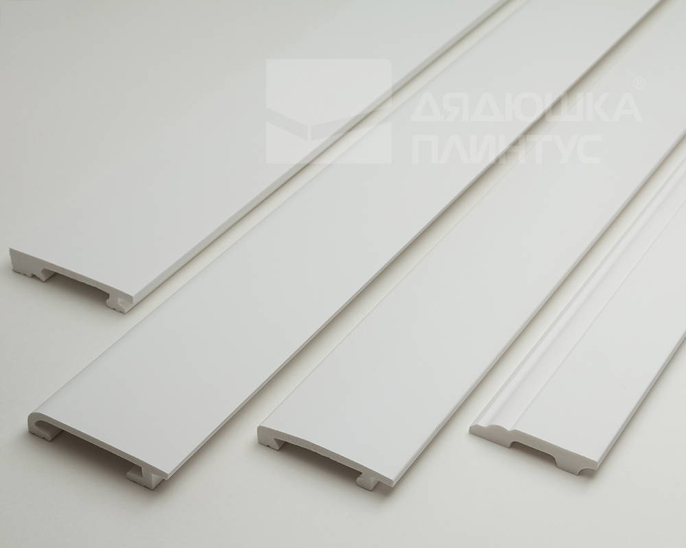 Плинтус СОЛИД 1 UHD 47/80 80*16,5*2000  Белый под покраску