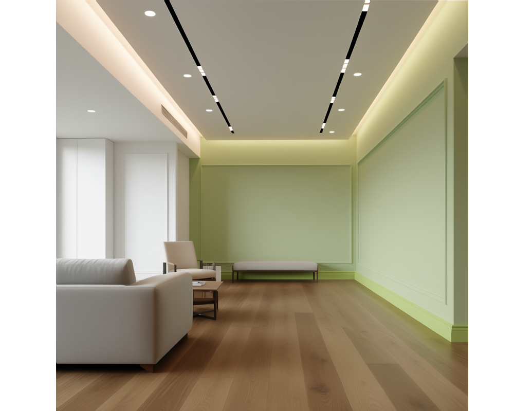 Плинтус из полистирола высокой плотности HI WOOD B140 140мм х 17.5мм х 2,0м.