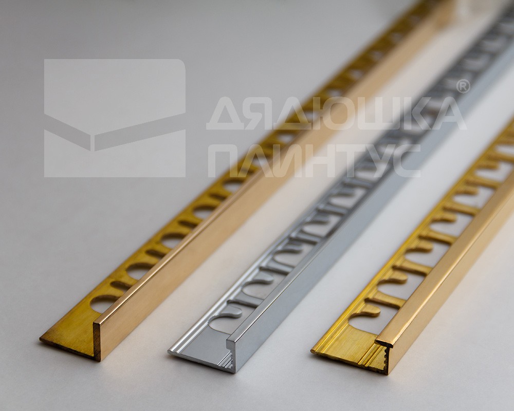 Профиль латунный Progress PELOC 10 10 мм 2,7 м Хромированный