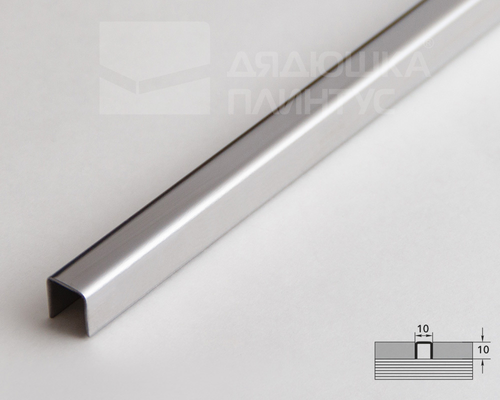 Профиль П-образный Волшебная палочка MSPP 01-10NSP.2700.001 Полированный
