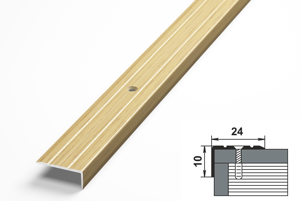 Порог угловой ПУ 01.2700.285 Клен