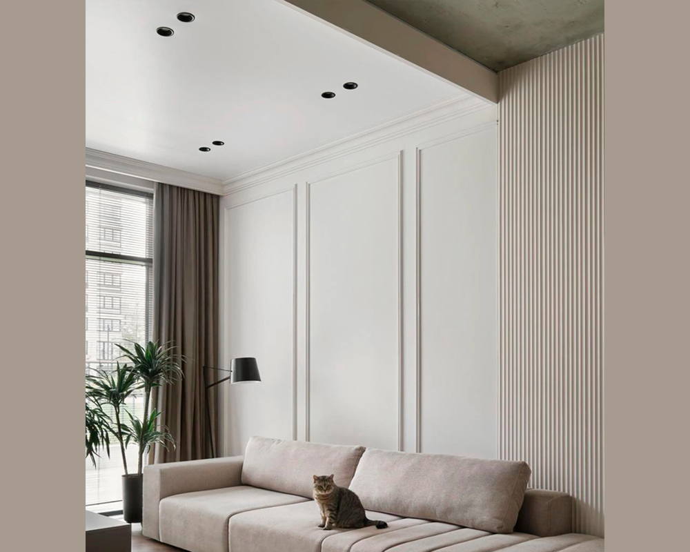 Карниз потолочный NMC WT24 150*150*2000 Белый под покраску