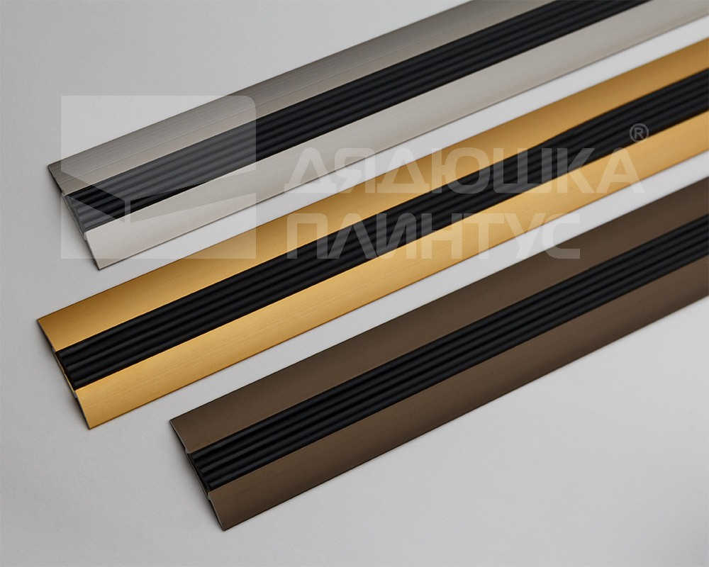 Порог одноуровневый ПС 08.1800.01лч Серебро