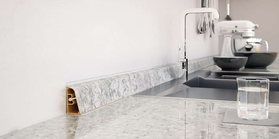 Плинтус для столешниц BL44 Etna 37*24*3000 мм.