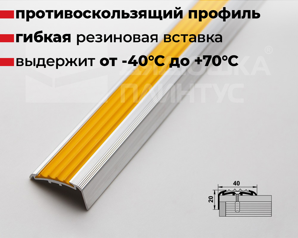 Порог угловой ПУ 71.2700.001ж. Без покрытия