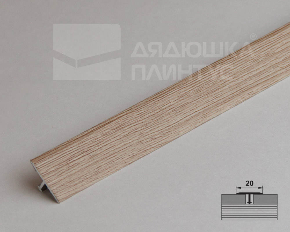 Порог одноуровневый ЛС 10.2700.24049 Дуб прованс