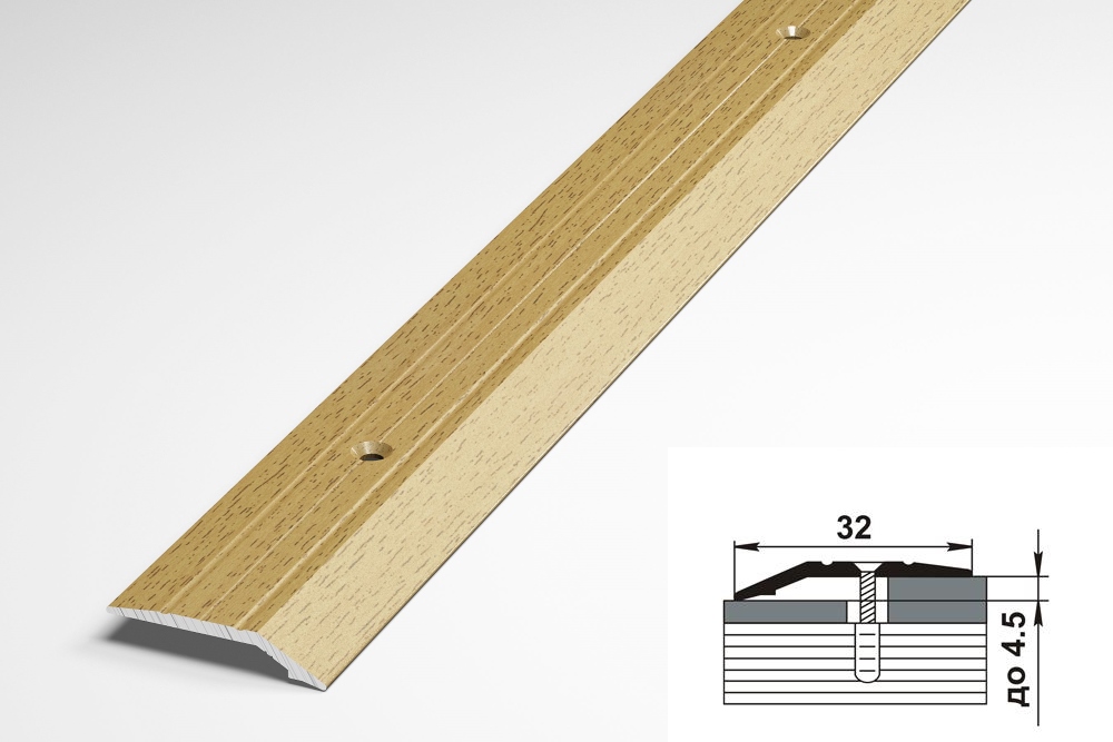 Порог разноуровневый ПР 03.900.043 Бук кантри