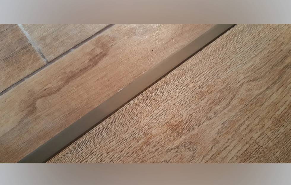 PVS90-07 Профиль Т-образный нержавеющая сталь Антик браш темный 14мм х 2.7м