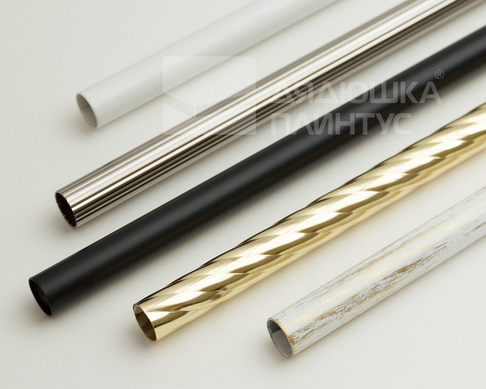 Карниз двухрядный кованый УЮТ d16мм 3,2м Сталь