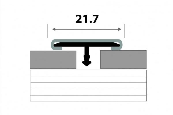 Профиль стыкоперекрывающий ЛС 10НСБ(304).2700.004 2,7 м Бронза