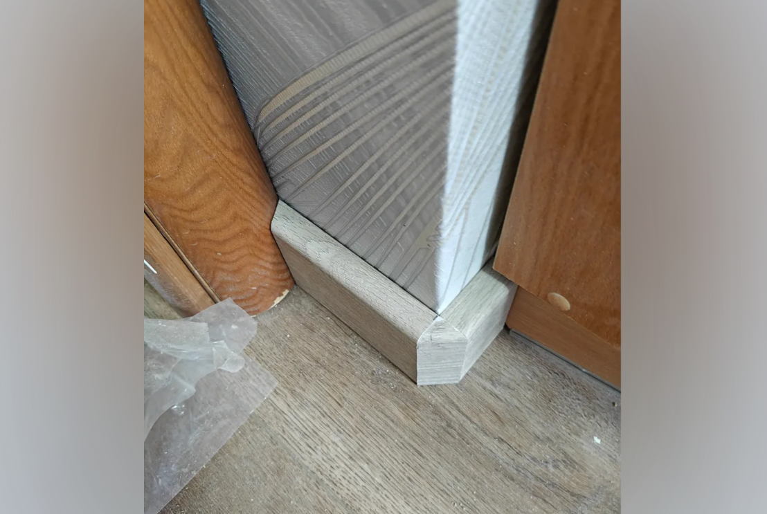 Плинтус ПВХ Рико Концепт 80мм 2,2м. 80015