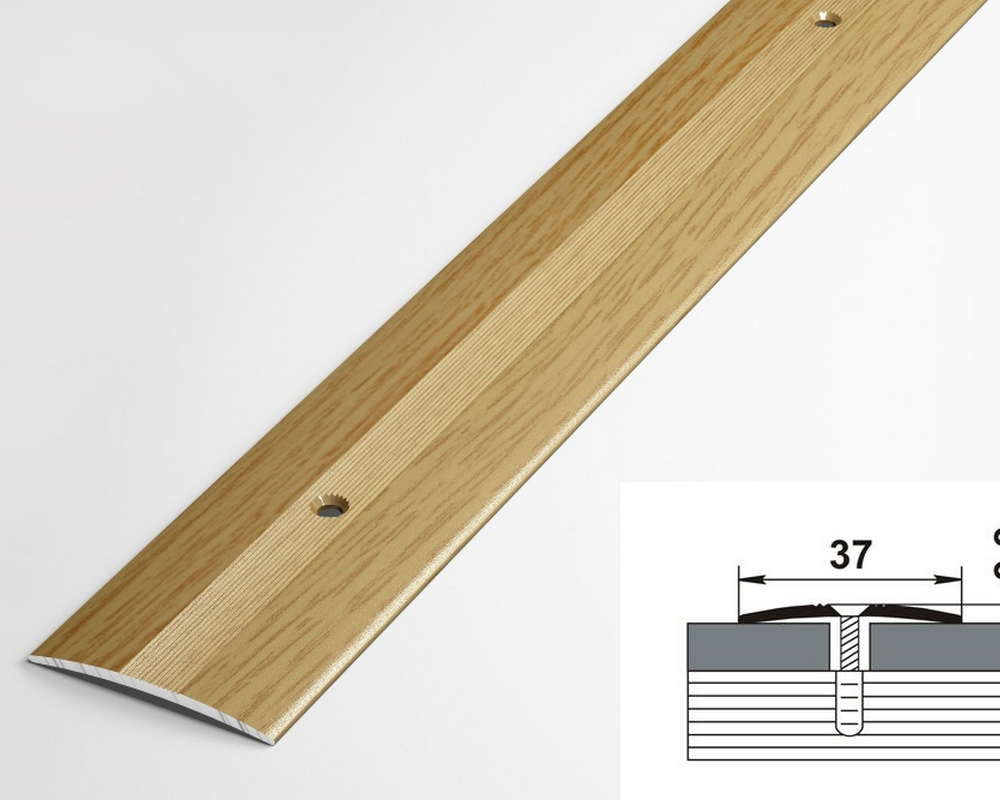 Порог одноуровневый ПС 03.1800.082 Дуб светлый