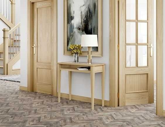 Плинтус МДФ Лука Пл 80МДФ.2700.Point line 24087 Дуб беленый